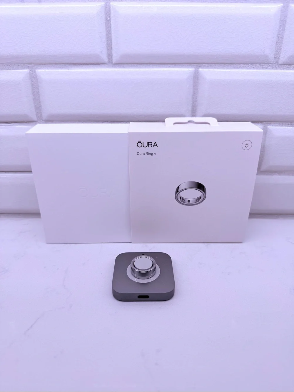 Oura Ring Silver Generation 4 Size 5